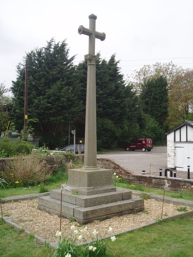 The cross in Winsford, Cheshire.
