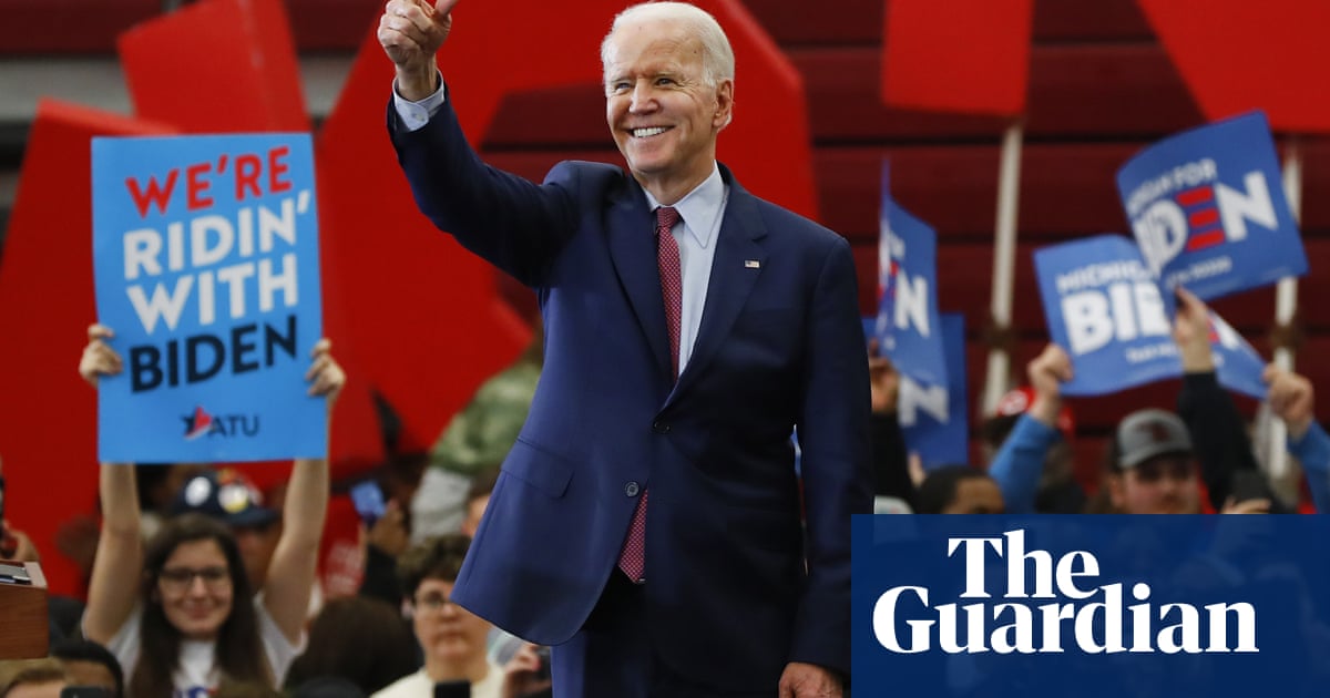 Joe Biden Positions Himself As Bridge To Next Generation At Michigan Rally Joe Biden The Guardian