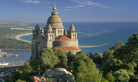 The basilica of Santa Luzia, Viana do Castelo.