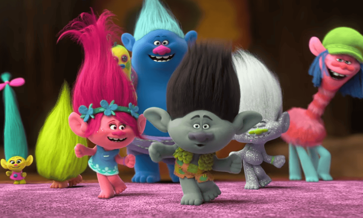Trolls review – multicoloured collectables overcome in children's sleepover fare | Animation in film | The Guardian