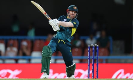 David Warner made a fast start in Australia’s response.