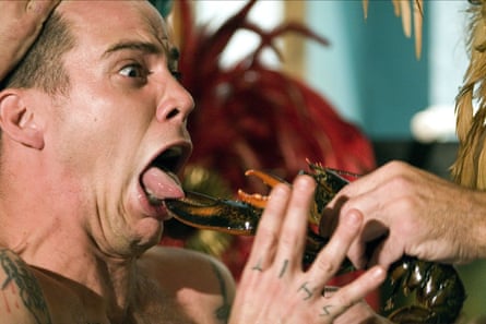 A lobster bites Steve-O’s tongue in Jackass Number Two.