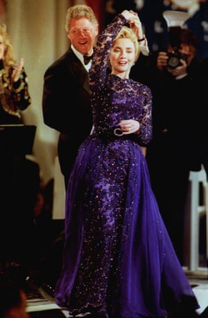 Hillary and Bill Clinton in 1993