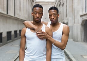 Devontay and Dijon, twins photographed by Peter Zelewski