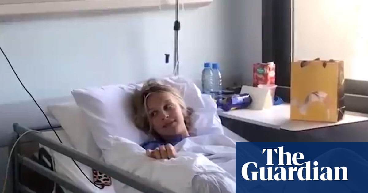'Don't let one incident hold you back ,' says UK teenager after crocodile attack – video