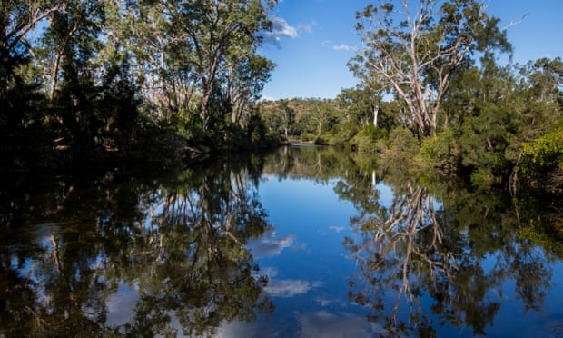 Urannah creek in Queensland, the site of the proposed $2.9bn Urannah dam