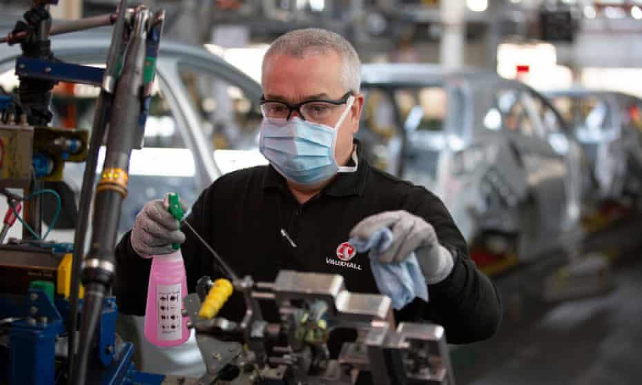 The Vauxhall Car Factory Prepares For Post-COVID Re-opening at Ellesmere Port, Wirral.