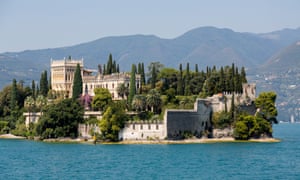 Isola di Garda on Lake Garda, Italy