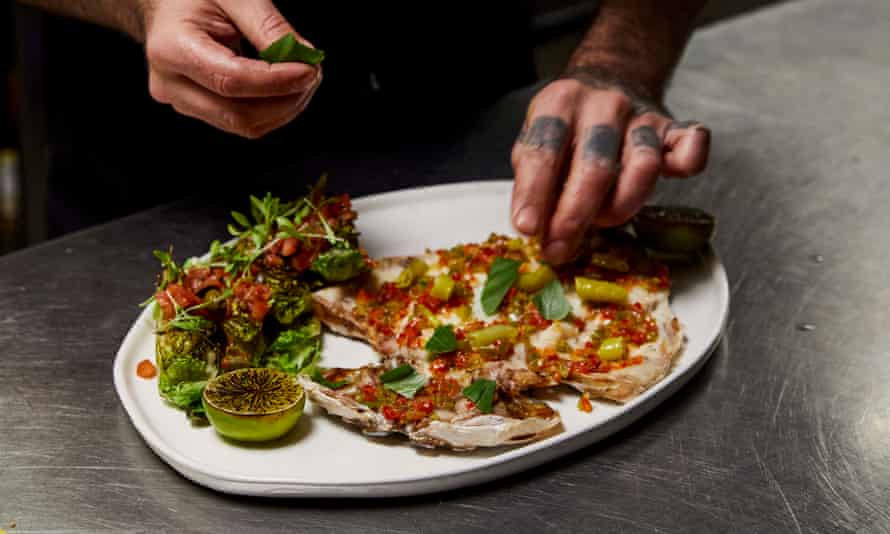 Butterfly bream making at Bibo Shoreditch.