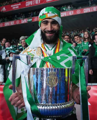 Nabil Fekir with Copa del Rey