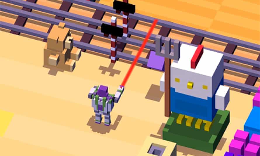 A detail from tie-in game Disney Crossy Road.