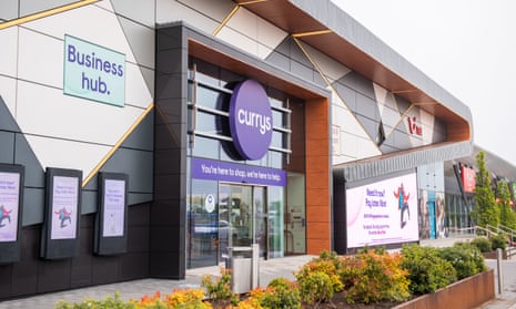 A Currys store in Edinburgh.