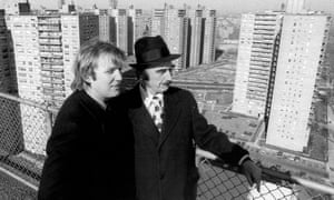 Donald Trump with his father Fred in Brooklyn, 1975