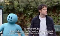 An Amigos Loans advert in 2019.