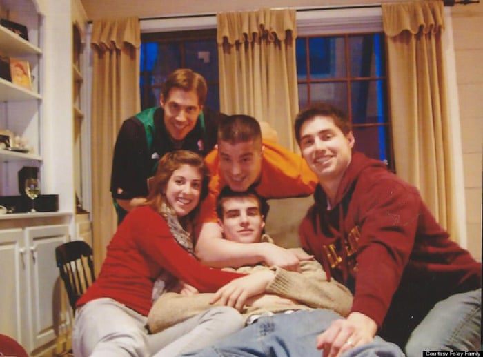 Brothers and Sister: Next to Jim is John Jr, left to right is Katie, Mark and Michael.