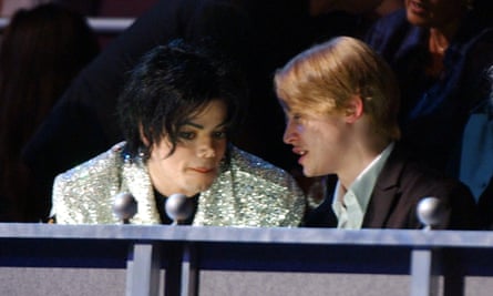 With Michael Jackson in 2001.