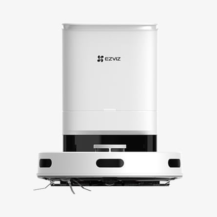 EZVIZ RE5 Plus Robot Hoover Mop, 4L Self Emptying Station, 4000 Pa