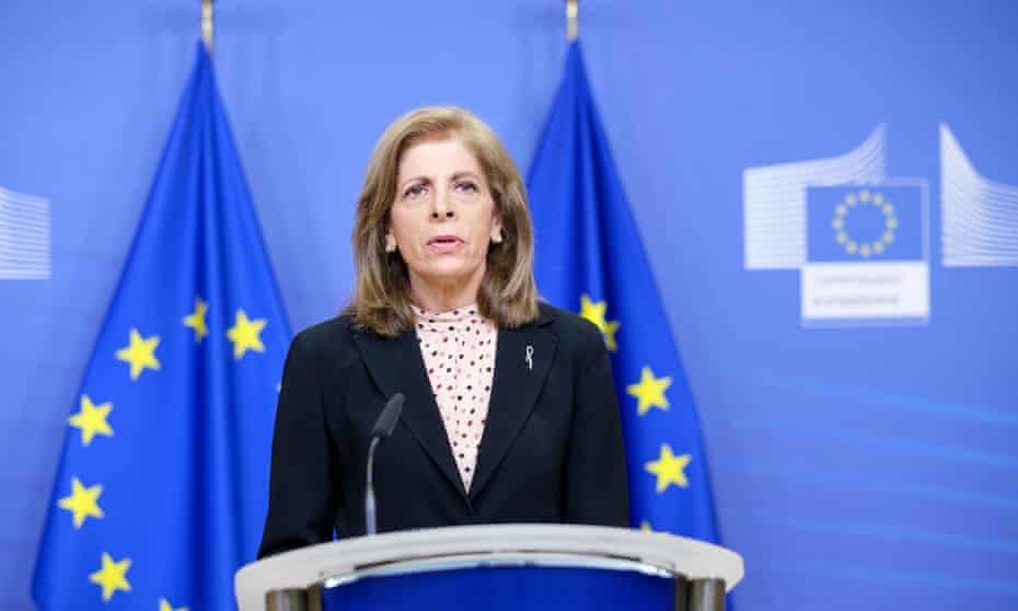 EU’s health commissioner, Stella Kyriakides