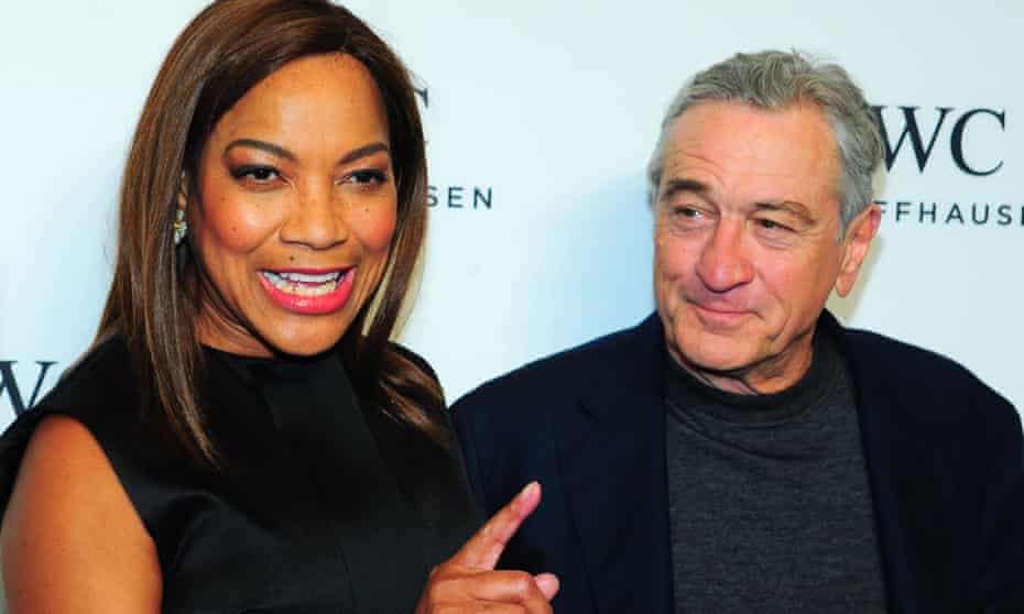 Robert De Niro and his wife Grace Hightower. The actor has bowed to pressure to withdraw the anti-vaccination film directed by disgraced British doctor Andrew Wakefield.