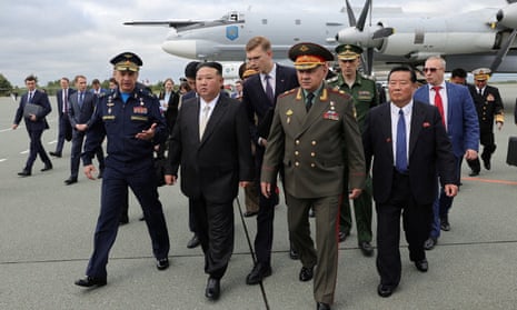 Russia-Ukraine war live: Kim Jong-un meets Russia’s defence minister and inspects nuclear-capable bombers | Ukraine Russia-Ukraine war live: Kim Jong-un meets Russia’s defence minister and inspects nuclear-capable bombers | Ukraine