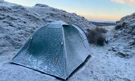 Liz Bailey’s tent.