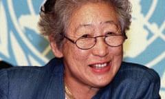 Sadako Ogata was quietly spoken and courteous in negotiations but direct and persuasive.