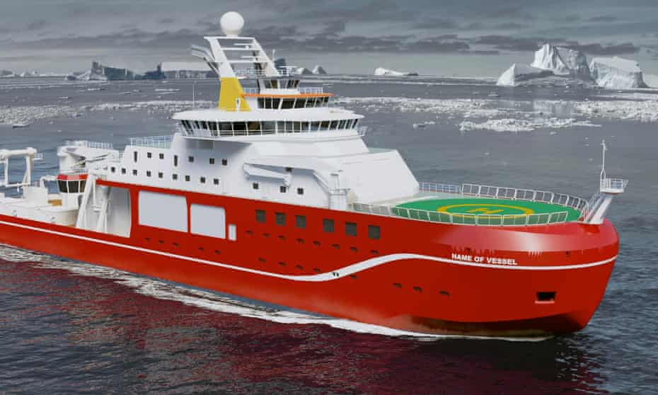 The NERC polar research ship will set off for the Antarctic in 2019 under a yet-to-be-chosen name.