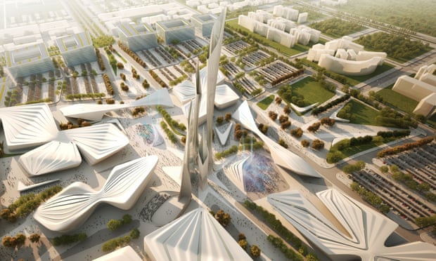 Zaha Hadid’s proposal for Astana Expo site.