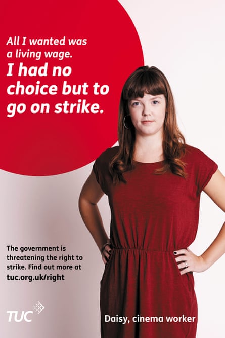Daisy Bata in one of the TUC’s posters