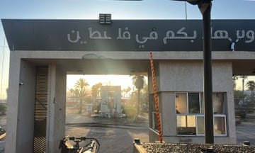 Israeli forces operating on the Palestinian side of the Rafah border crossing / Israeli army handout