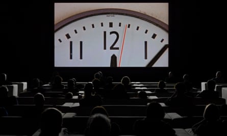 A tour-de-force of borrowed movie footage ... The Clock.