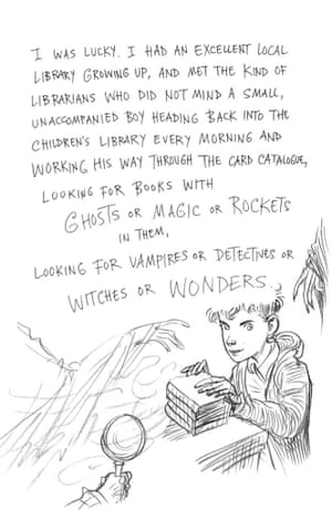 Page eight of Neil Gaiman and Chris Riddell’s book Art Matters. ART MATTERS by Neil Gaiman, illustrated by Chris Riddell is published by Headline on 6th September