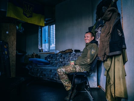 Ruslan having a break during a shift with Mriya air defence crew