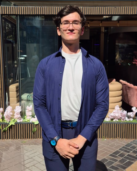 Vladislav Bonev posing for a photo outside.