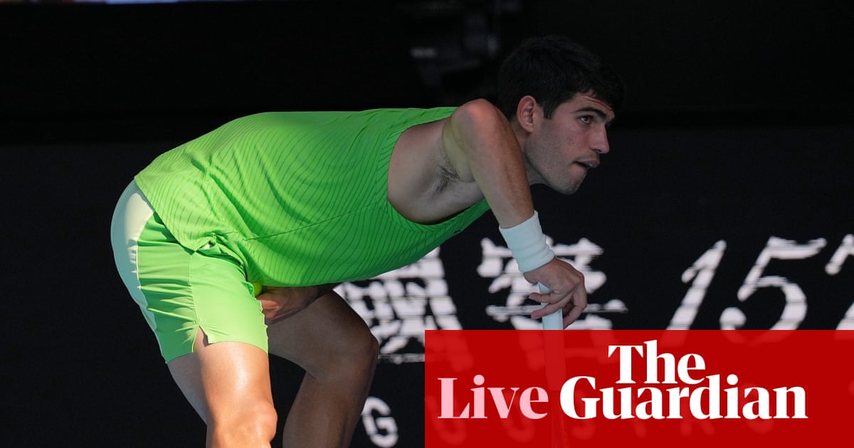 Carlos Alcaraz v Alexander Zverev: Australian Open 2026 men’s semi-final – live Carlos Alcaraz v Alexander Zverev: Australian Open 2026 men’s semi-final – live