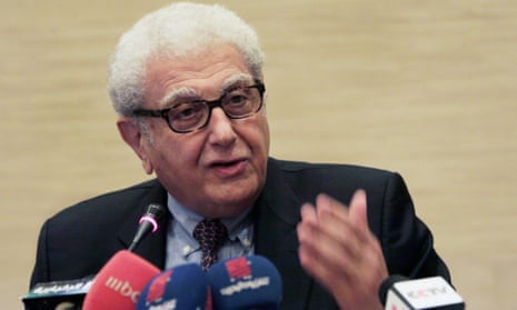 Cherif Bassiouni speaking in Bahrain in 2011. He conducted no fewer than 22 UN inquiries and commissions.