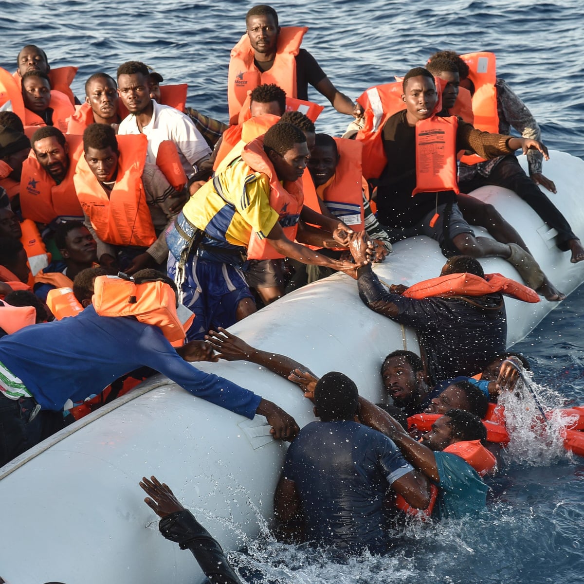 Hundreds dead as boats sink off Libya, survivors tell UN | Migration | The Guardian