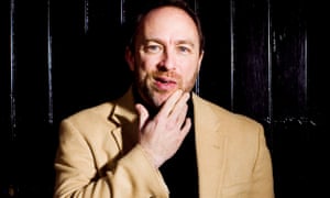 Jimmy Wales, founder of Wikipedia.