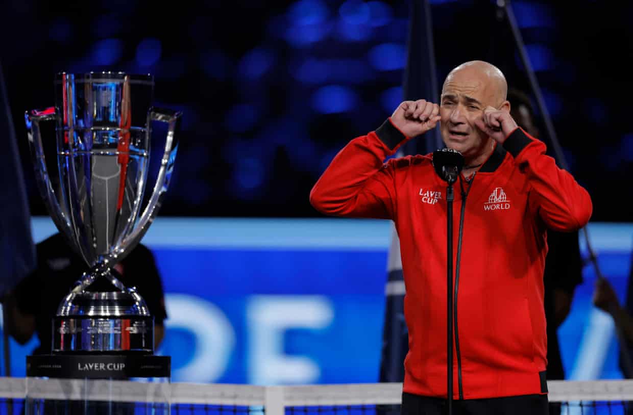 Andre Agassi roasts Alexander Zverev.