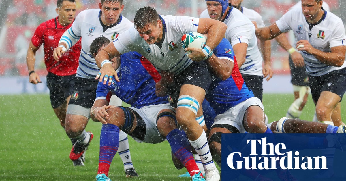 Italy overcome early scare to beat spirited Namibia in Rugby World Cup