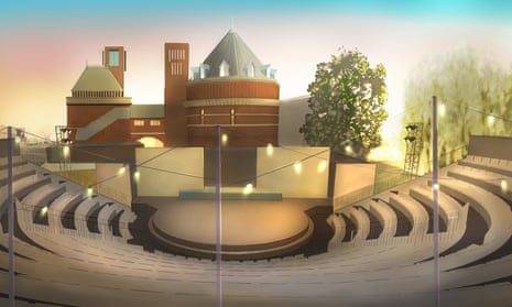 Artist’s impression of the RSC’s planned garden theatre