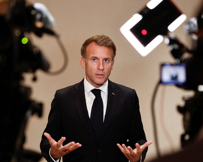 Macron blasts ‘unacceptable’ and ‘stupid’ commentary on protests from other leaders – Europe live