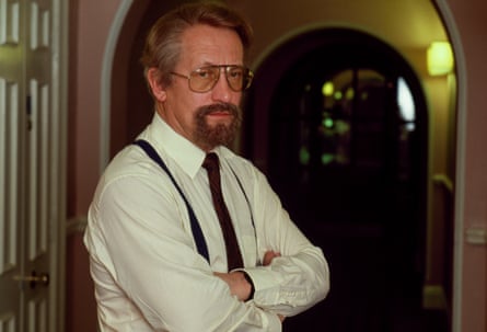 KGB colonel Oleg Gordievsky in disguise, 1990. He escaped over the Finland-USSR border in 1985 when Ramsay was stationed in Helsinki.