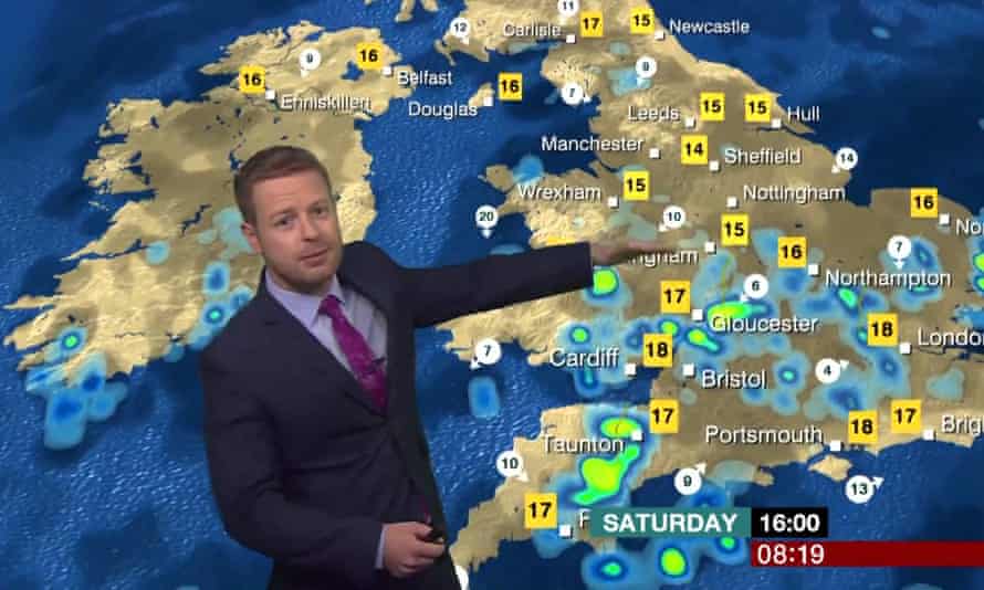New wave… Tomasz Schafernaker, favourite of Radio Times readers, along with Carol Kirkwood.