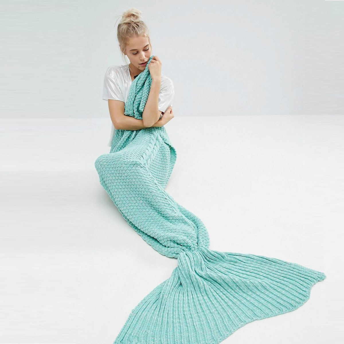 Mermaid blankets – this year's answer to the onesie | Fashion | The Guardian Mermaid blankets – this year's answer to the onesie | Fashion | The Guardian