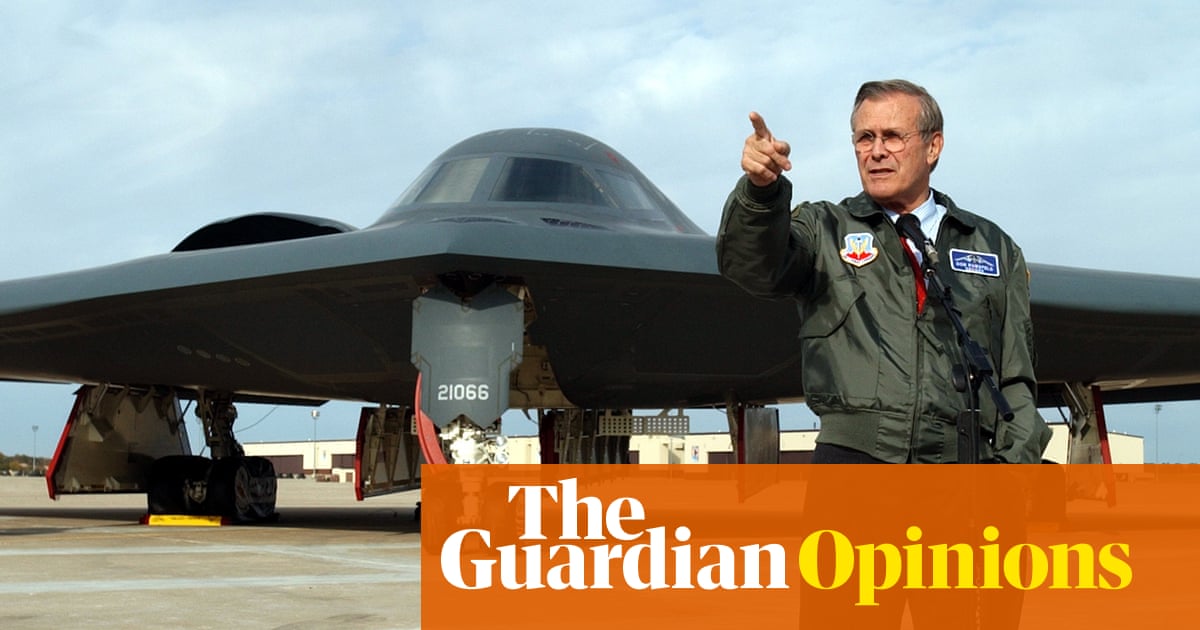 Iraq was Donald Rumsfelds war. It will forever be his legacy | Andrew Cockburn