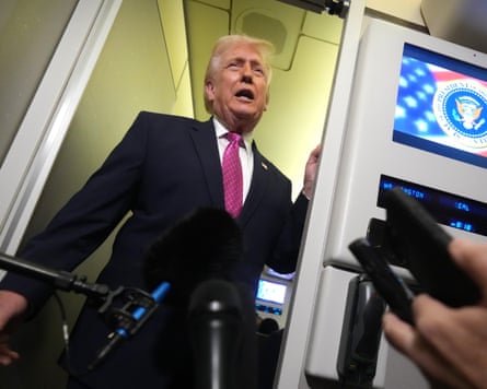 Man speaks to reporters