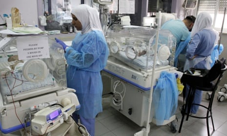 The neonatal intensive care unit in Makassed hospital in East Jerusalem.