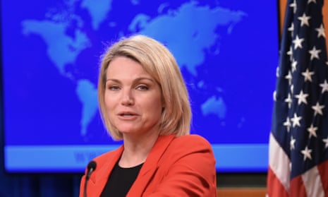 Heather Nauert became the state department spokeswoman last year.