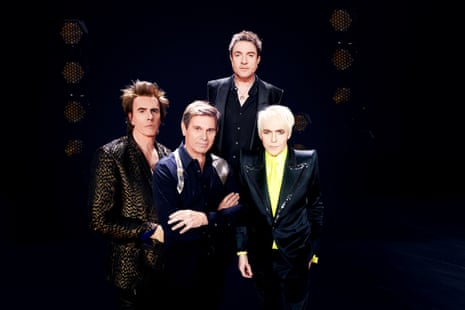 Duran Duran ... (clockwise from left) John Taylor, Simon Le Bon, Nick Rhodes, Roger Taylor.